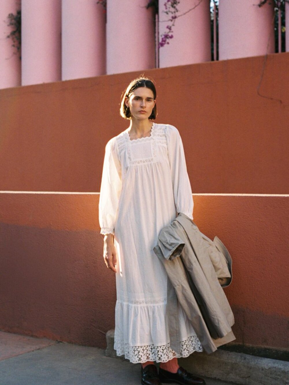 The Yolanda Dress | Alabaster - Picture 3 of 7